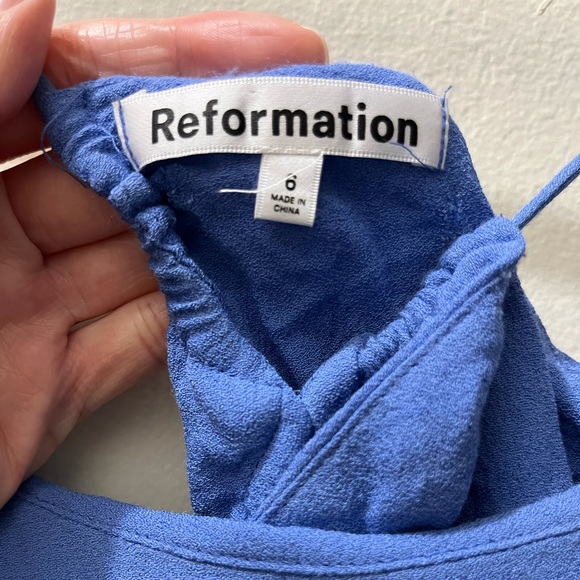 Reformation Dover Dress in Dusk, Size 6 - Picture 3 of 11